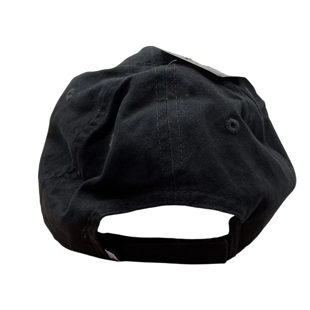 Nike Heritage86 Kids Adjustable Hat Black White Swoosh Logo Cap 4-7 Unisex NEW